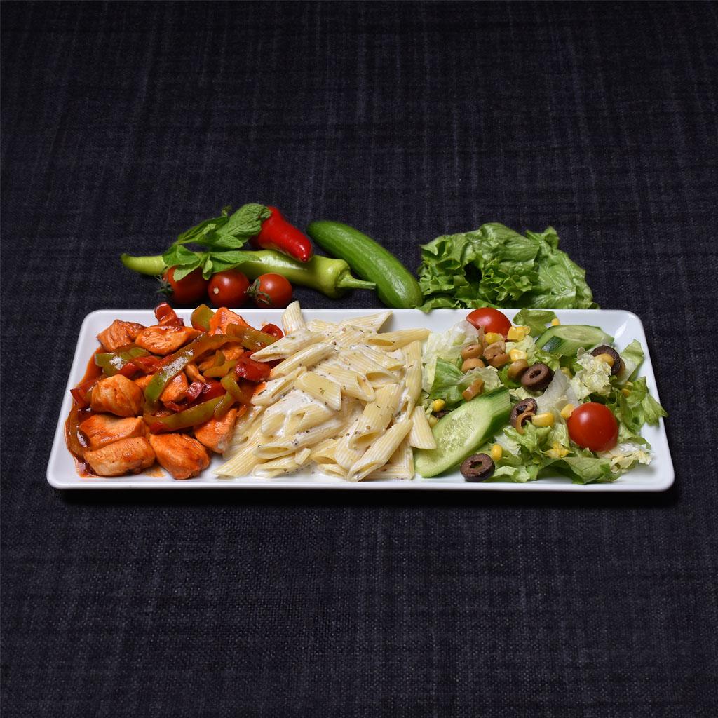 دجاج مع صلصة الفلفل الحار