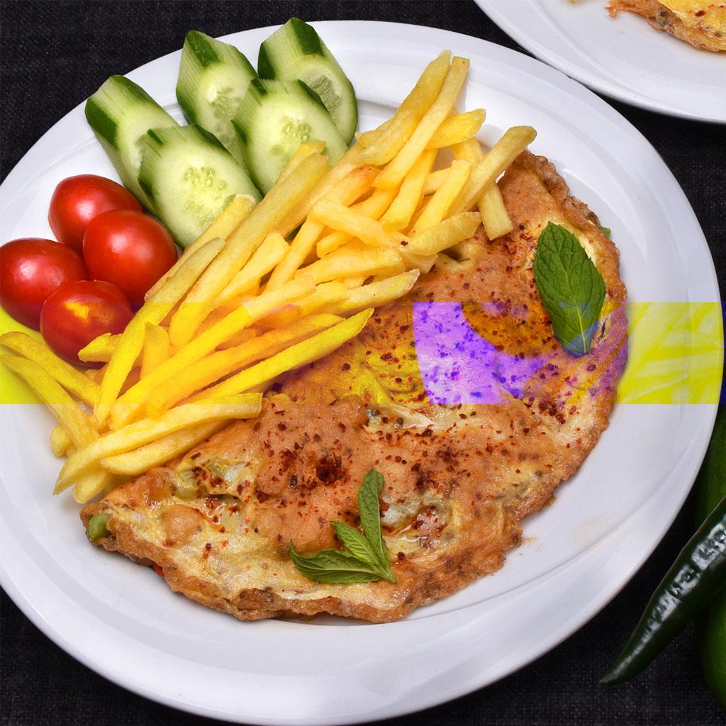 Vegetable With Omelette